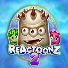 Slots logo of Reactoonz 2 from Play'n GO at Spinnaus Casino